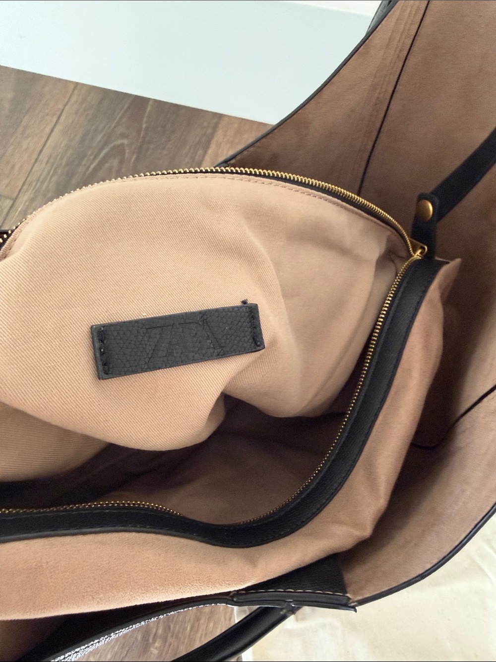 Zara Black Shopper Bag - Picture 4 of 7